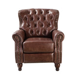 Gabrielle Genuine Leather Oversized Living Room Recliner