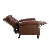 Gabrielle Genuine Leather Oversized Living Room Recliner