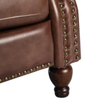 Gabrielle Genuine Leather Oversized Living Room Recliner