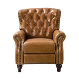 Gabrielle Genuine Leather Oversized Living Room Recliner