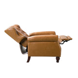 Gabrielle Genuine Leather Oversized Living Room Recliner