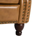 Gabrielle Genuine Leather Oversized Living Room Recliner