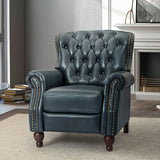 Gabrielle Genuine Leather Oversized Living Room Recliner