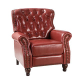 Gabrielle Genuine Leather Oversized Living Room Recliner