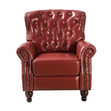 Gabrielle Genuine Leather Oversized Living Room Recliner