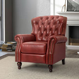 Gabrielle Genuine Leather Oversized Living Room Recliner
