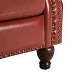 Gabrielle Genuine Leather Oversized Living Room Recliner