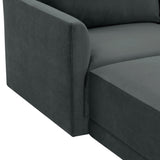 Willow 4-Piece Performance Velvet Modular Sectional