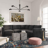Willow Performance Velvet Modular Corner Chair