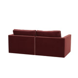 Willow 74" Performance Velvet Modular Loveseat