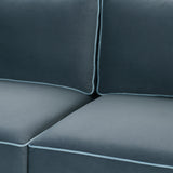 Willow 105" Performance Velvet Modular Sofa