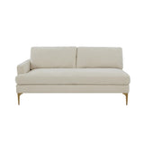 Serena 68" Performance Velvet Modular Loveseat