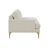 Serena 68" Performance Velvet Modular Loveseat