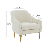 Serena Performance Velvet Accent Chair