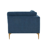 Serena Performance Velvet Modular Armless Chair