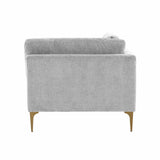 Serena Performance Velvet Modular Armless Chair