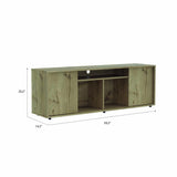 Prana Tv Stand fot TV´s up 60" Four Shelves, Two Cabinets With Single Door