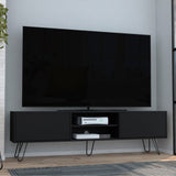 Vassel TV Rack with Two Drawers and Two Shelves