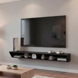 Russel 65" TV Stand with 3 Open Shelves, Modern Media Console for Living Room Entertainment Storage