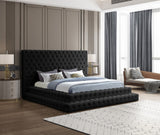 Revel Luxurious Velvet Bed with Deep Button Tufting and Tall Headboard for Ultimate Comfort