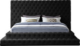 Revel Luxurious Velvet Bed with Deep Button Tufting and Tall Headboard for Ultimate Comfort