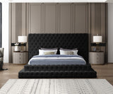 Revel Luxurious Velvet Bed with Deep Button Tufting and Tall Headboard for Ultimate Comfort
