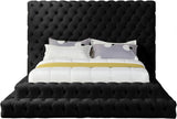 Revel Luxurious Velvet Bed with Deep Button Tufting and Tall Headboard for Ultimate Comfort