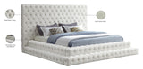 Revel Luxurious Velvet Bed with Deep Button Tufting and Tall Headboard for Ultimate Comfort