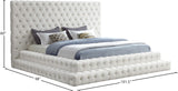 Revel Luxurious Velvet Bed with Deep Button Tufting and Tall Headboard for Ultimate Comfort