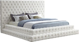 Revel Luxurious Velvet Bed with Deep Button Tufting and Tall Headboard for Ultimate Comfort