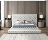 Revel Luxurious Velvet Bed with Deep Button Tufting and Tall Headboard for Ultimate Comfort