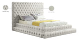 Revel Luxurious Velvet Bed with Deep Button Tufting and Tall Headboard for Ultimate Comfort