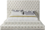 Revel Luxurious Velvet Bed with Deep Button Tufting and Tall Headboard for Ultimate Comfort