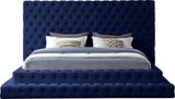 Revel Luxurious Velvet Bed with Deep Button Tufting and Tall Headboard for Ultimate Comfort