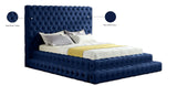 Revel Luxurious Velvet Bed with Deep Button Tufting and Tall Headboard for Ultimate Comfort