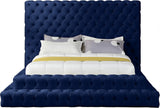 Revel Luxurious Velvet Bed with Deep Button Tufting and Tall Headboard for Ultimate Comfort