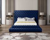 Revel Luxurious Velvet Bed with Deep Button Tufting and Tall Headboard for Ultimate Comfort