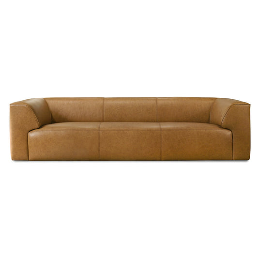 Rialto Tan Leather Sofa