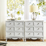 Galatea 30" Tall 3 - Drawer Nightstand Chest With Charging Station(Optional Types)