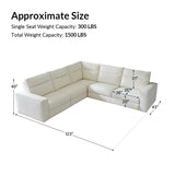 Kenny Sectional White