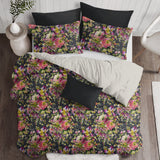 Athena Linen Charcoal Duvet Cover Set