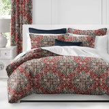 Charvelle Red-Blue Coverlet Set
