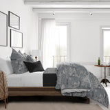 Chateau Gray-Black Coverlet Set