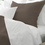Classic Waffle Mocca Coverlet Set