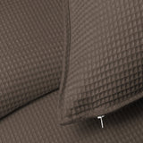 Classic Waffle Mocca Comforter Set