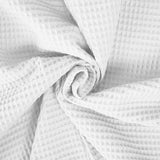 Classic Waffle White Coverlet Set