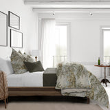 Countryside Natural-Aqua Coverlet Set