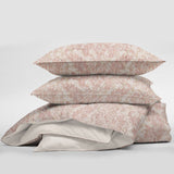 Damaskus Linen Blush Duvet Cover Set