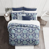 Osha Blue-Aqua Coverlet Set