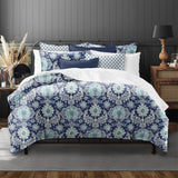 Osha Blue-Aqua Coverlet Set